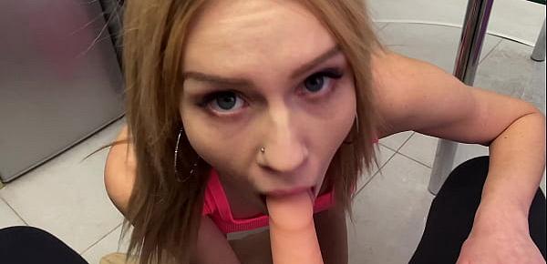  BLONDE FUCKED WITH A STRAP-ON